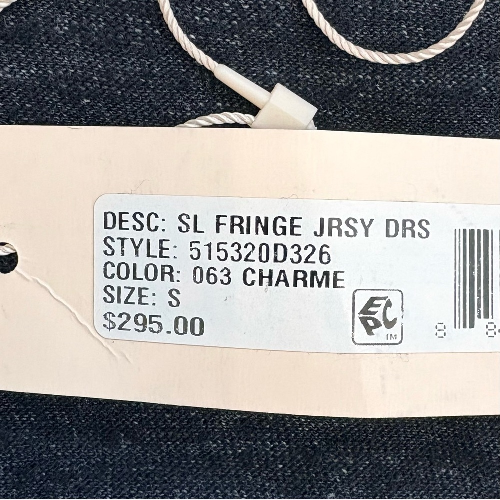 NWT Rebecca Taylor Silk Fringe Dress Small Black Sleeveless Cocktail Party Chic - Picture 6 of 11